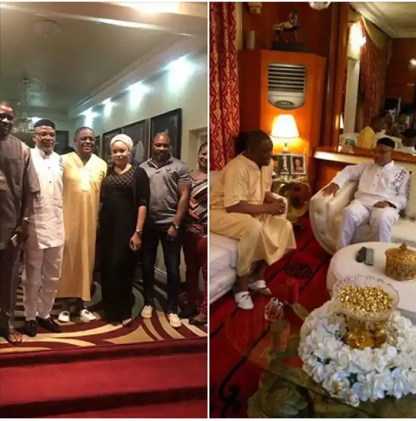 IPOB Leader, Nnamdi Kanu Visits Femi Fani Kayode In Abuja. Photos